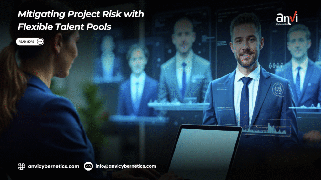 Flexible talent pool minimizing project risks