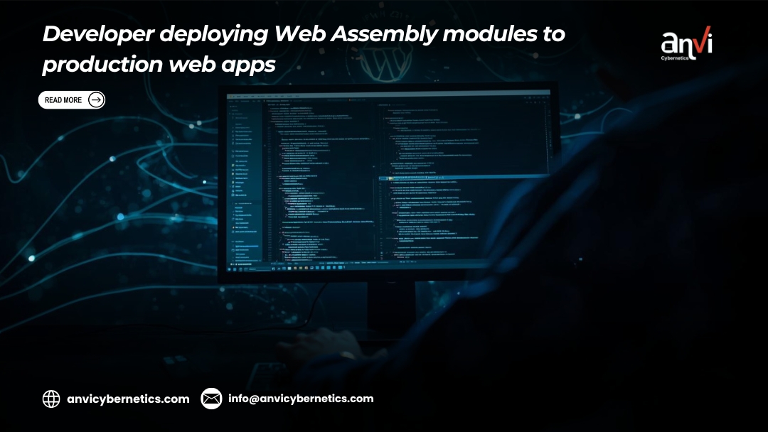 Developer deploying WebAssembly modules to production web apps